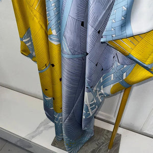 Robe de Soirée Koweïtienne Imprimée – détail et finitions – Maison Layina