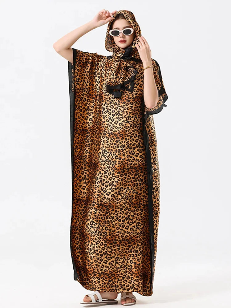Robe Imprimée Zèbre Noir & Blanc – vue principale – Maison Layina