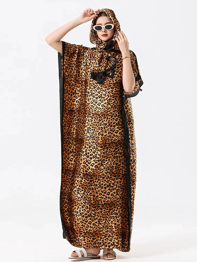 Robe Imprimée Zèbre Noir & Blanc – vue principale – Maison Layina