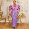 Robe Orientale Africaine de Soirée Pailletée – vue principale du vêtement